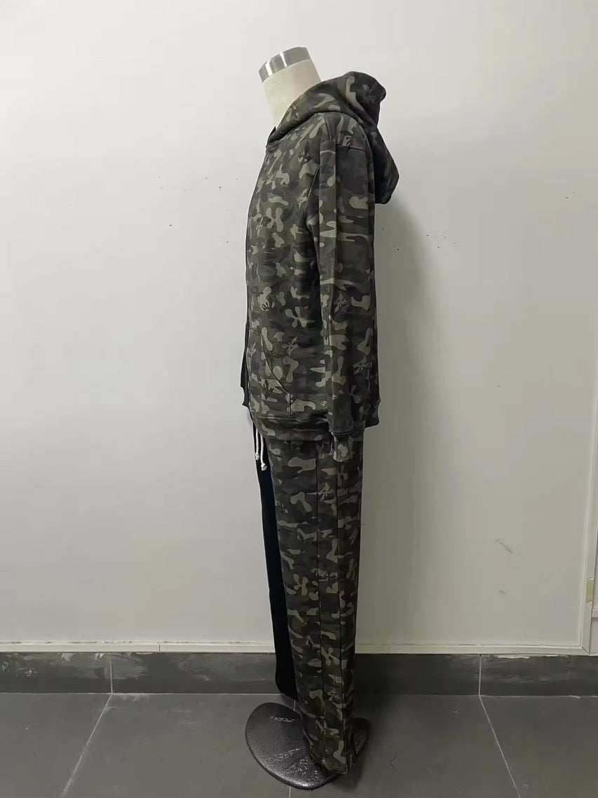 Camo Zip-up