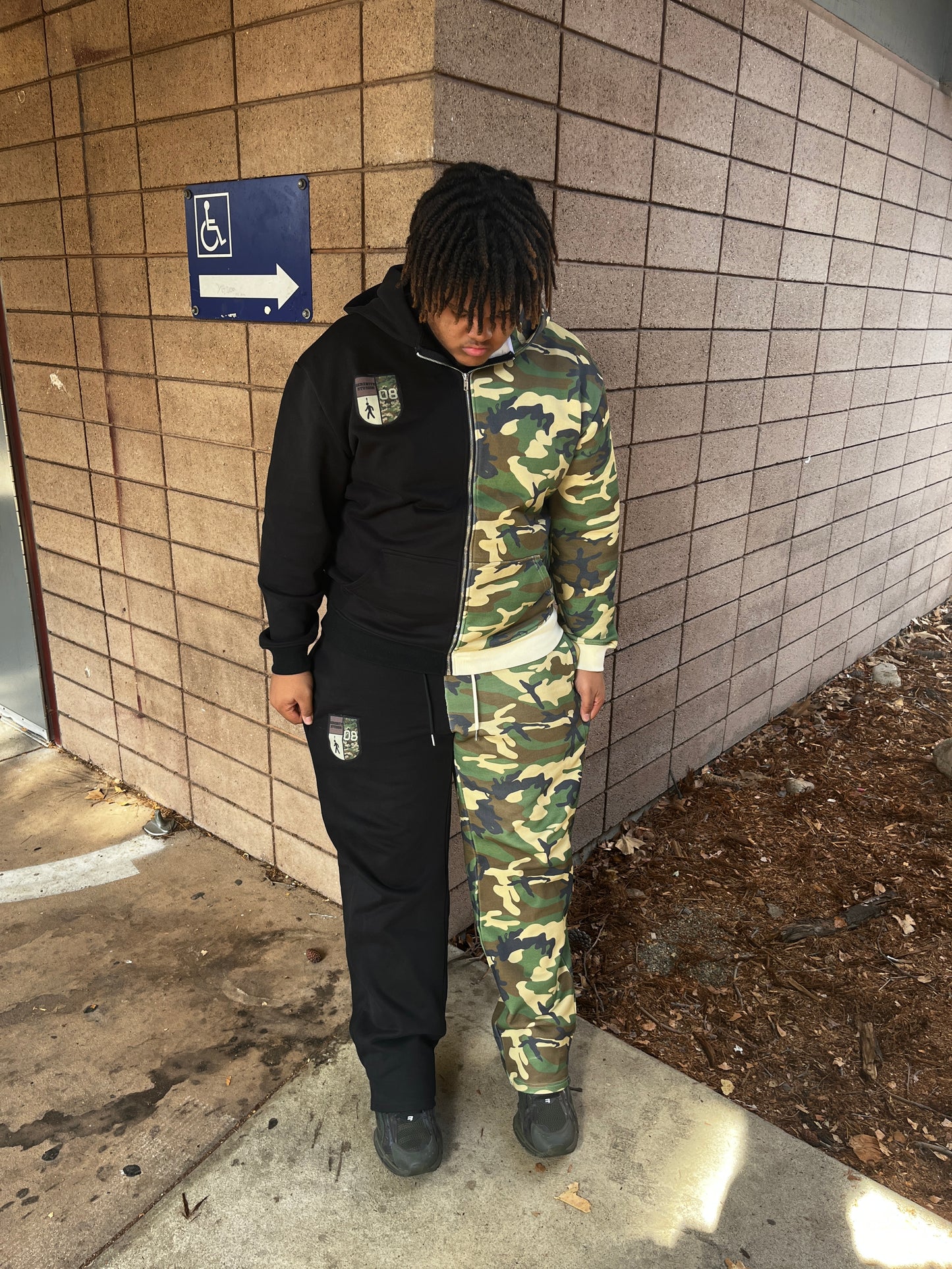 Camo Zip-up