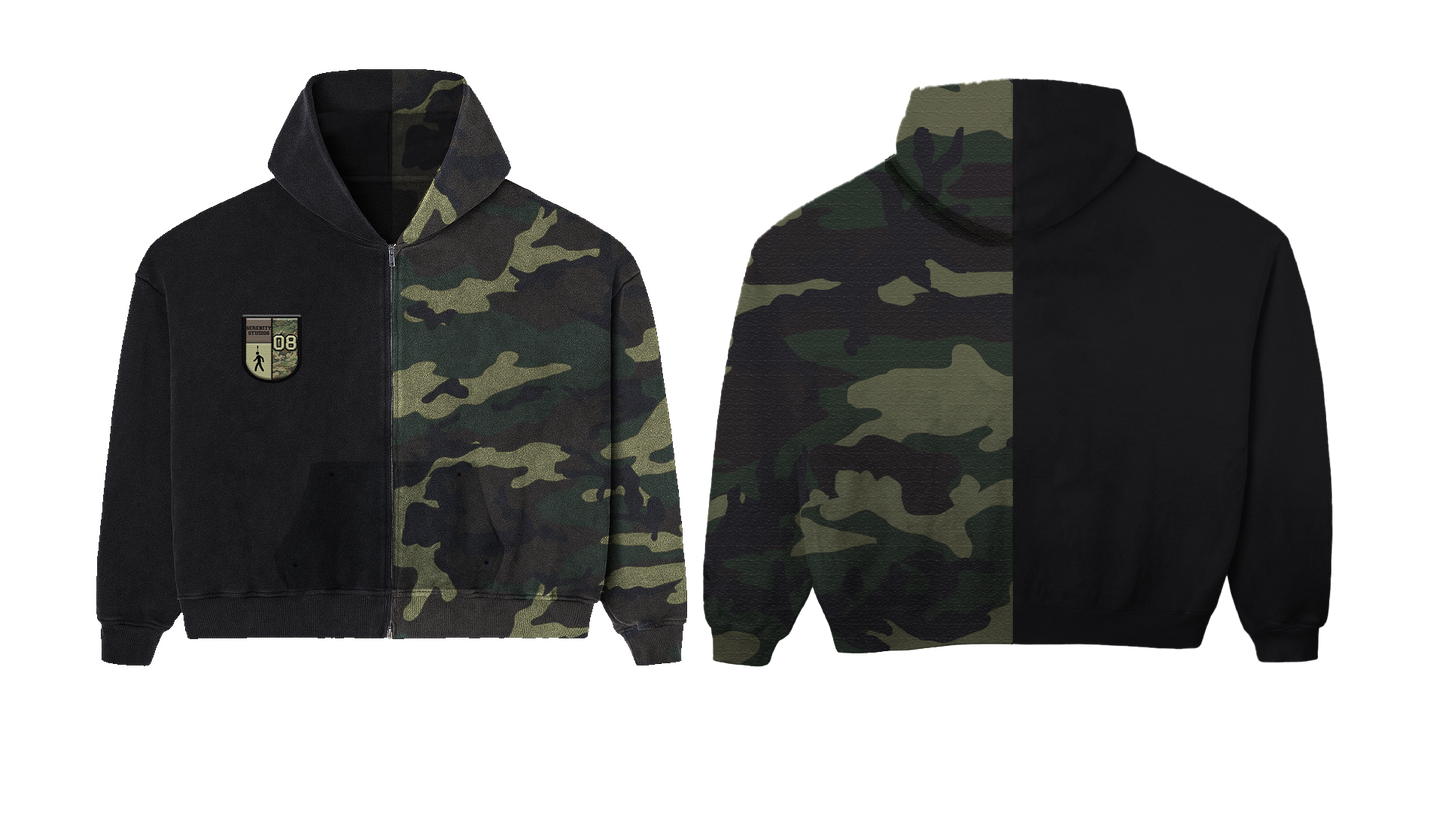 Camo Zip-up