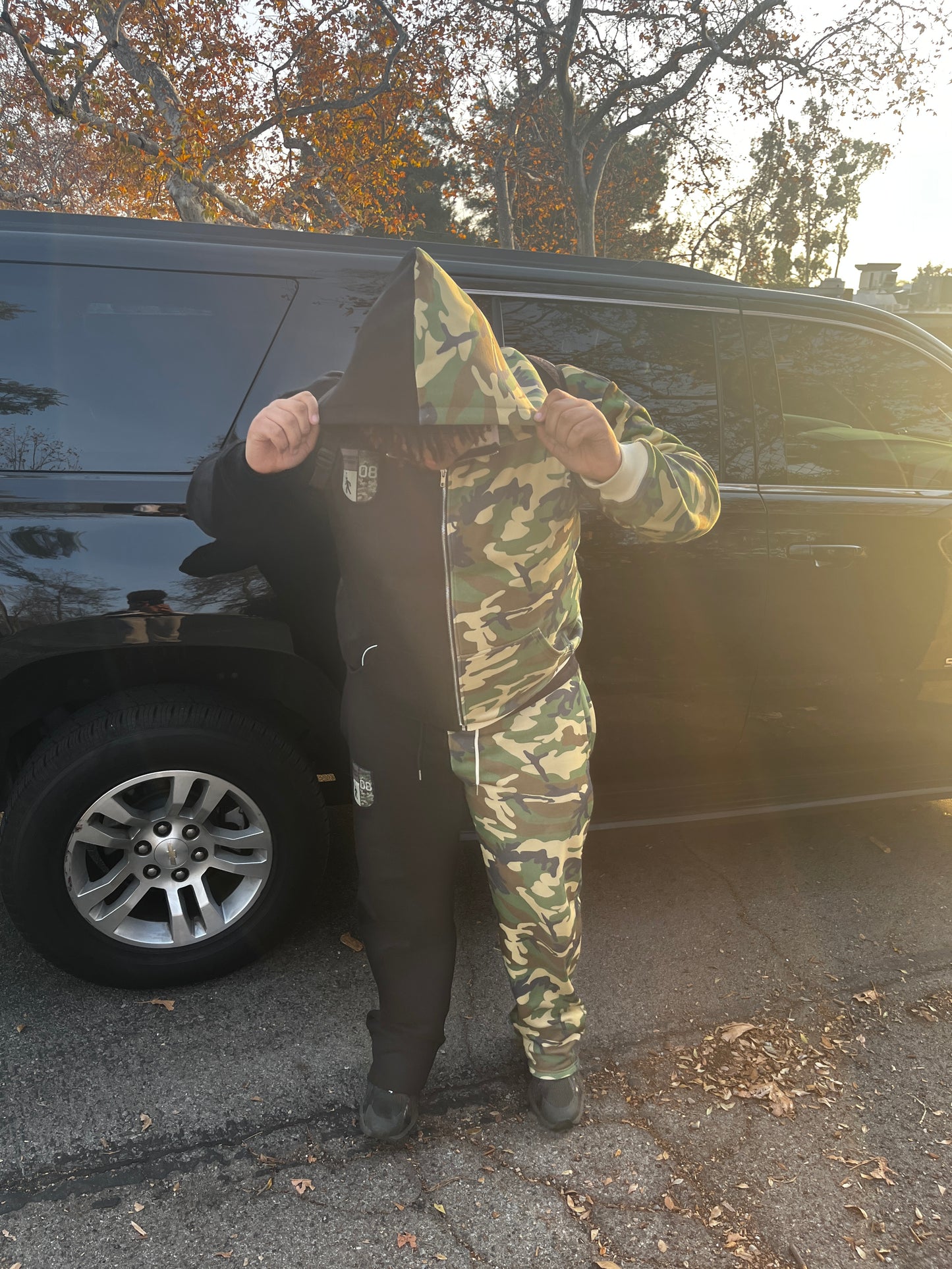 Camo Zip-up